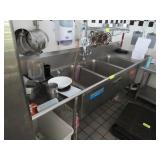 3 COMP SINK W/DRAINBOARDS