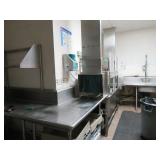 COMPLETE CONVEYOR DISHWASHER W/ CL & DIRTY TABLES