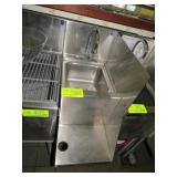UNDERBAR HAND SINK W/ATTACHED BLENDER SHELF