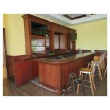 COMPLETE BAR AND BACKBAR MILLWORK, ETC.