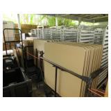 FOLDING OUTDOOR TABLES WITH CARTS