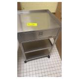SS CART W DRAWER
