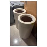 ROUND WHITE PAILS
