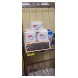 LOT OF CLEANING  ON SHELF