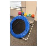 TRAMPOLINE AND BALLS