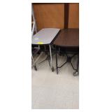 ROLLING TABLES W / SIDE FOLD DOWN