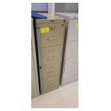 4 DRAWER FILE CABINET W/ LOCK BAR