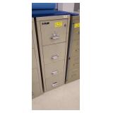 FIRE KING 4 DRAWER FILE CABINET