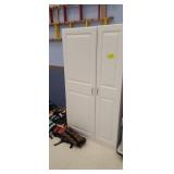 2 DOOR WHITE CABINET