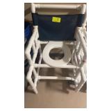 PVC MOBILE COMMODE