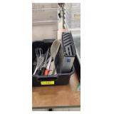 LOT OF WISKS  % 2 KNIFE SHARPER