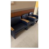 BLUE WAITING ROOM CHAIRS