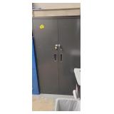 UPRIGHT  2 DR  METAL  CABINETS
