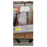 LONG PLASTIC  INSERTS W/ LIDS