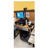 CART W / REG/ SCALE & CASH DRAWER