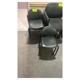 CHILDREN GREEN VINYL CHAIRS