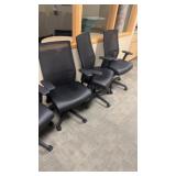 CHILD STACK CHAIRS GREEN VINYL