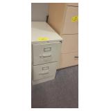 2 DRAWER METAL  FILE CABINET
