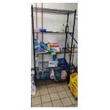 LOT OF MISC  ON SHELF