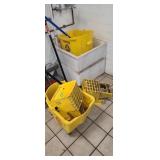 LOT OF MOPS AND BUCKETS