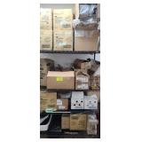 LOT OF MISC  ON SHELF