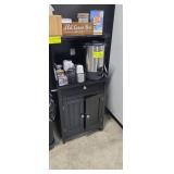 BLACK CABINET  NO CONTENTS