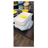 SMALL WHITE  PLATTERS