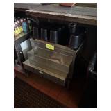 SS ICE BIN WITH DOUBLE SPEED RAIL