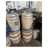 WOODEN BARRELS - ASSORTED