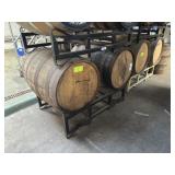 WOODEN BARREL + BRACKET