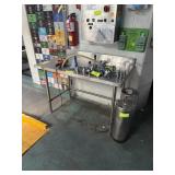 REGENGY SS TABLE BACKSPLASH OPEN BASE