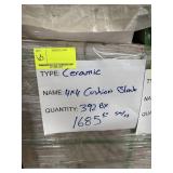 4 X 4 CERAMIC - CUSHION BLACK