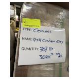 4 X 4 CERAMIC - CUSION GRAY