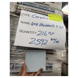 4 X 4 CERAMIC - MONARCH F107