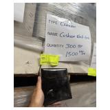 6 X 6 CERAMIC - CUSHION BLACK