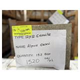 12 X 12 GRANITE - ALPINE GREEN