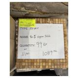 MOSAIC 5/8 X 5/8 - COPPER POLISH