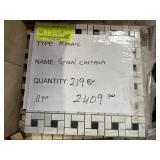 MOSAIC - SPIRAL CARRARA