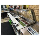 DUKE 5 FT SS BAIN MARIE W/ CURVED GLASS