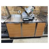 DUKE SS TOP 3 DOOR LOWBOY REFRIGERATOR