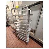 ALUM RACK W PAN SLIDES