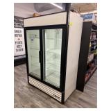 TRUE 2 GLASS DOOR FREEZER