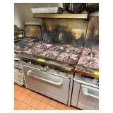 GARLAND 6 BURNER STOVE W OVEN