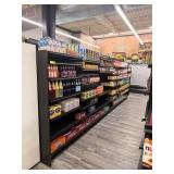 SINGLE SIDED MARKET SHELF - BLACK