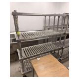 SS SHELF ON CASTER