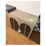 Roche River Dï¿½cor	Wooden Washed 2 Door Cabinet
