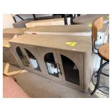 Simple Relax	4 Doors Wooden and Glass Server with