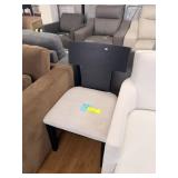 Abbyson 35" Wood Ashley Wood-Back Upholstered