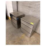 SS 3 DRAWER CABINET