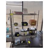 CHROME METRO RACK ON CASTER